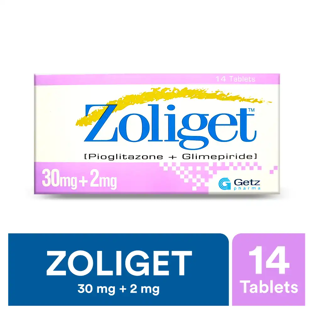 Zoliget Tablets 30/2mg